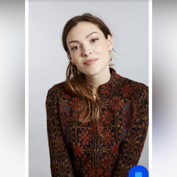 Invisible World 100% ALPACA CARDIGAN SWEATER size xs - Picture 2 of 14